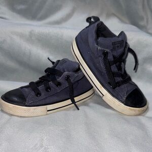 Converse Kids Black and Gray Sneakers